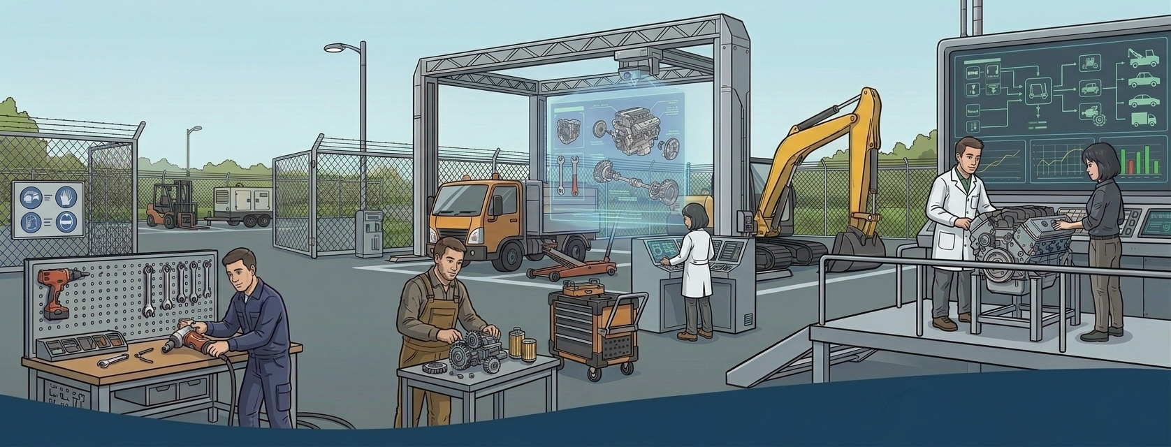 GarageTome screen for tool tracking and equipment control